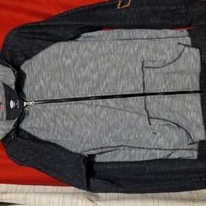Old Navy grey&black zip up